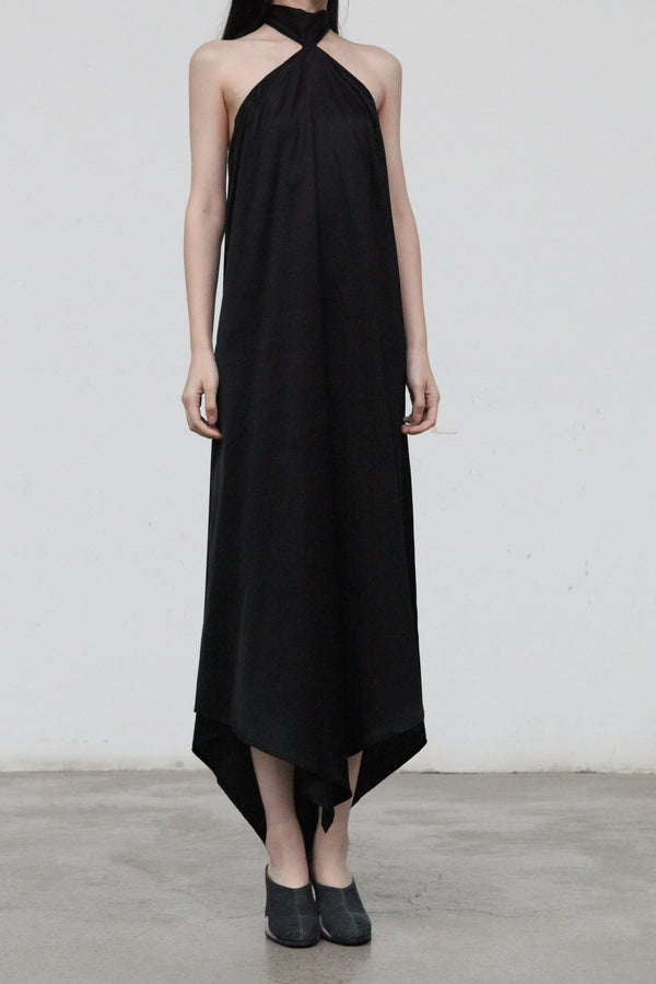 BASERANGE tie dress DRCRA-VI-WI23